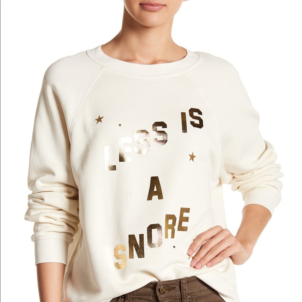 Wildfox Less Is A Snore Sweatshirt
